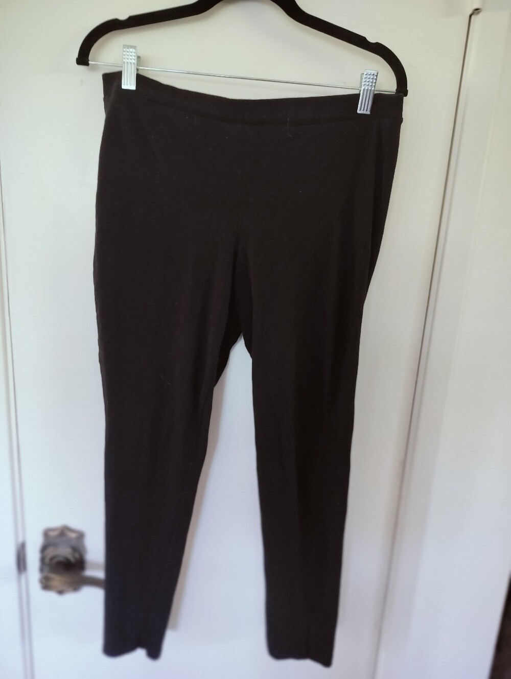 Torrid Black Classic Full-Length Leggings Cotton Spandex Knit Plus Size 1 / 1X